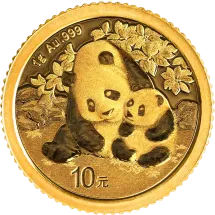 Chińska Panda 1 g złota