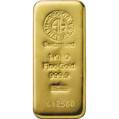 Złota Sztabka 1 kilogram Argor-Heraeus