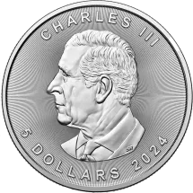 Kanadyjski Liść Klonowy 1 uncja srebra - image 2